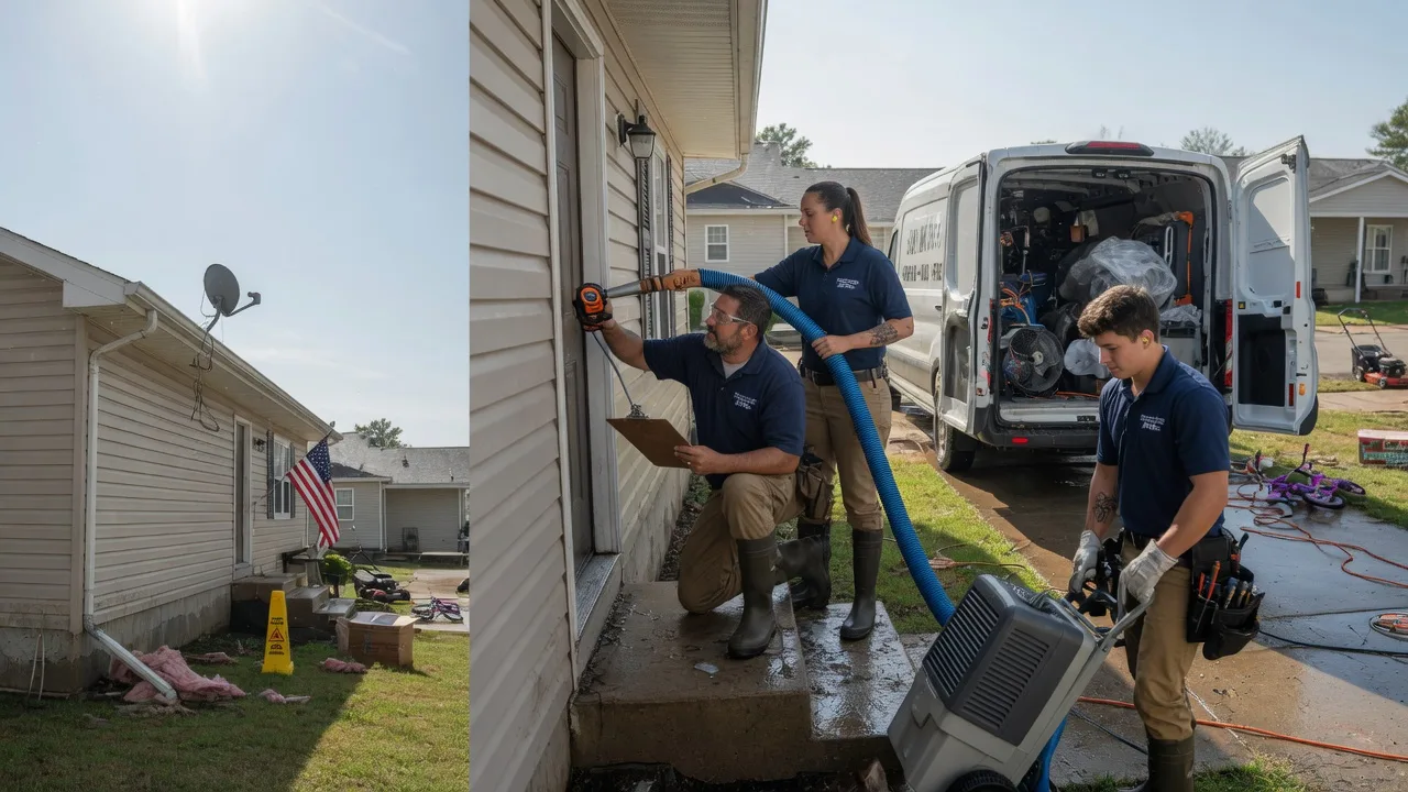 Ceiling Water Damage Restoration in Burbank, SD near me